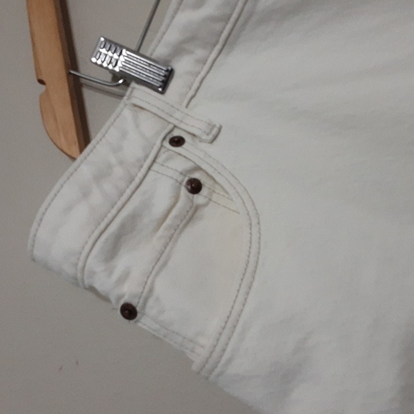 Abercrombie and Fitch jean women off-white mom high rise curve 22S casual Y2k - Picture 3 of 9